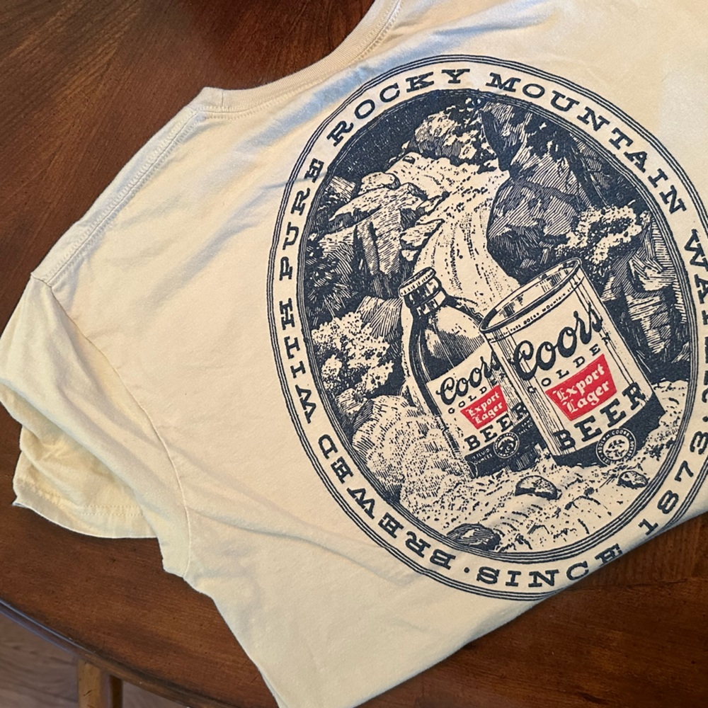 Coors T Shirt Brand New - large
